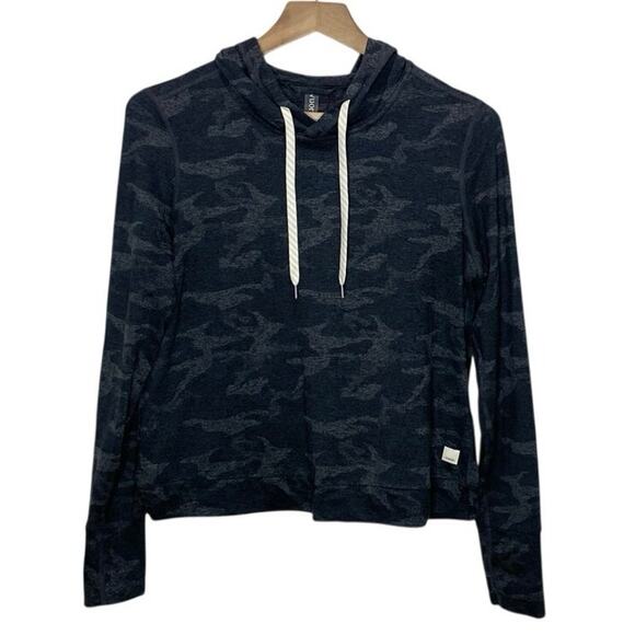 Vuori Halo Essential Hoodie In Black Camo Small - Picture 3 of 7
